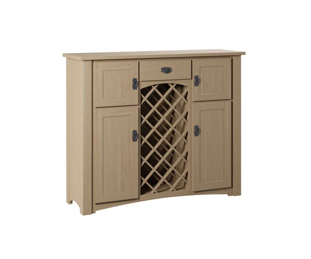 QW Amish Brunswick Wine Cabinet