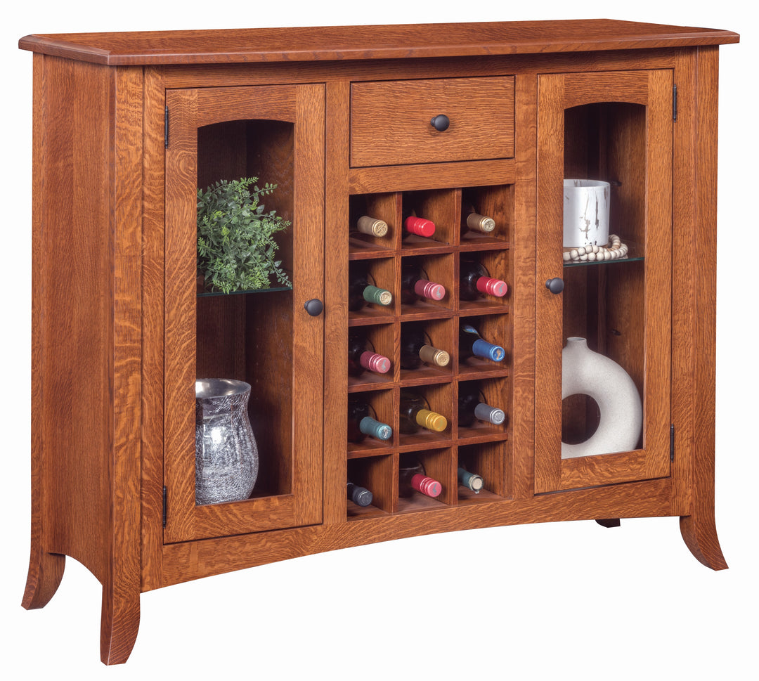 QW Amish Belamar Wine Cabinet