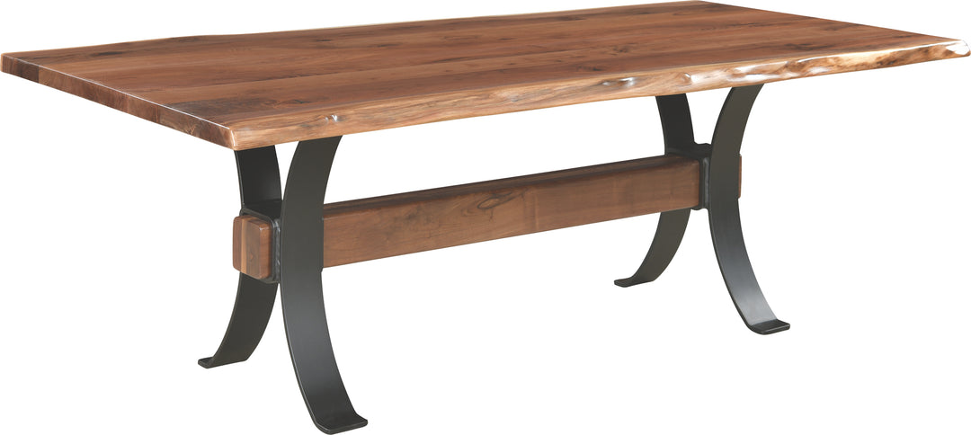 QW Amish Langston Live Edge Table