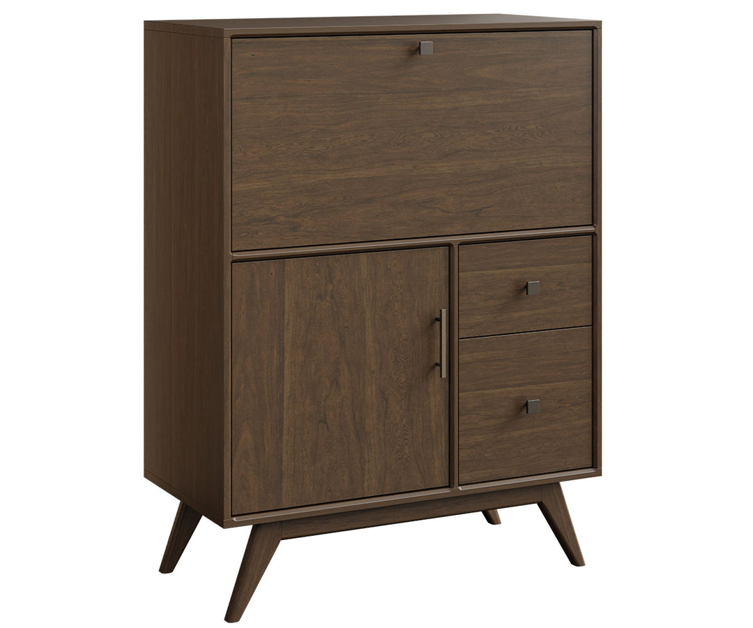 QW Amish Mid Century Secretary Desk