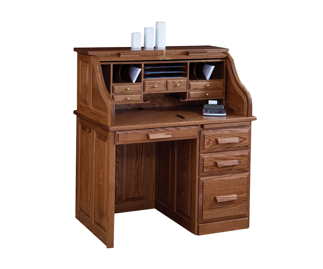 QW Amish Traditional 42" Roll-Top Desk