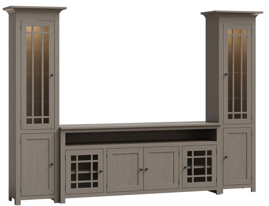 QW Amish Harold Entertainment Center