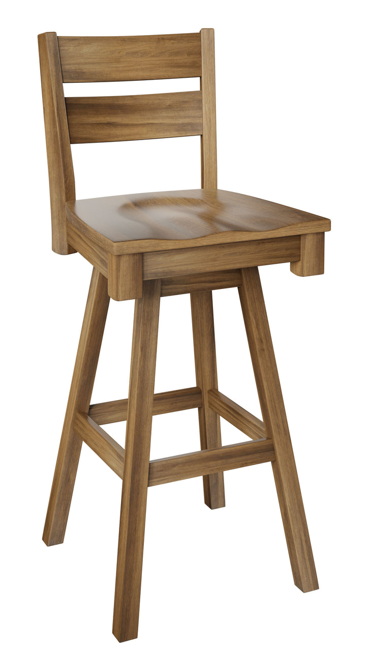 QW Amish Winston Swivel Bar Chair