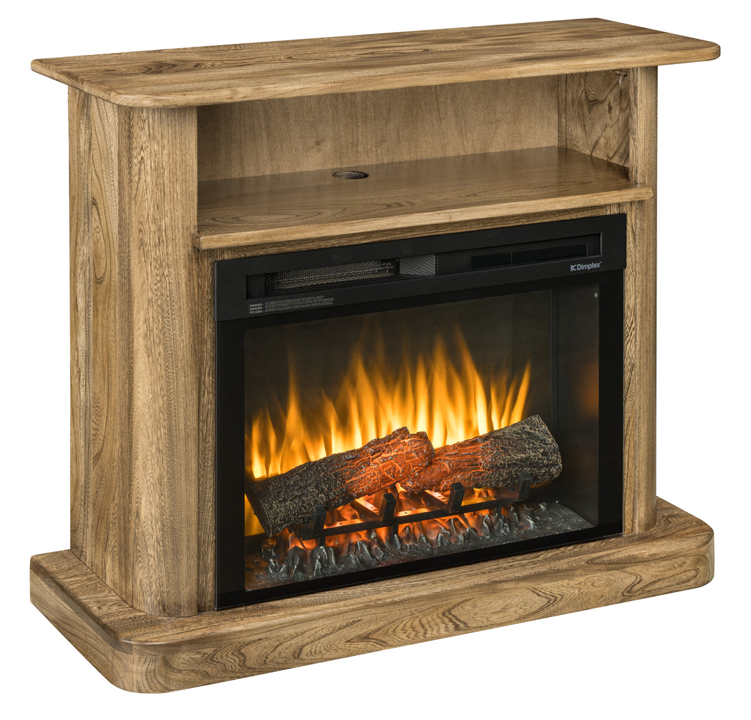 QW Amish Syracuse Fireplace w/ Media Opening