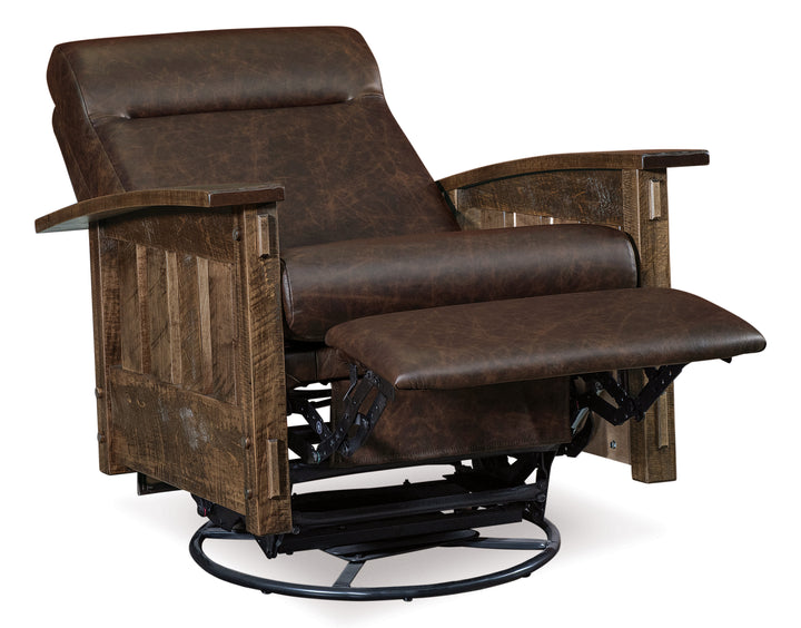 QW Amish Houston Swivel Glider Recliner