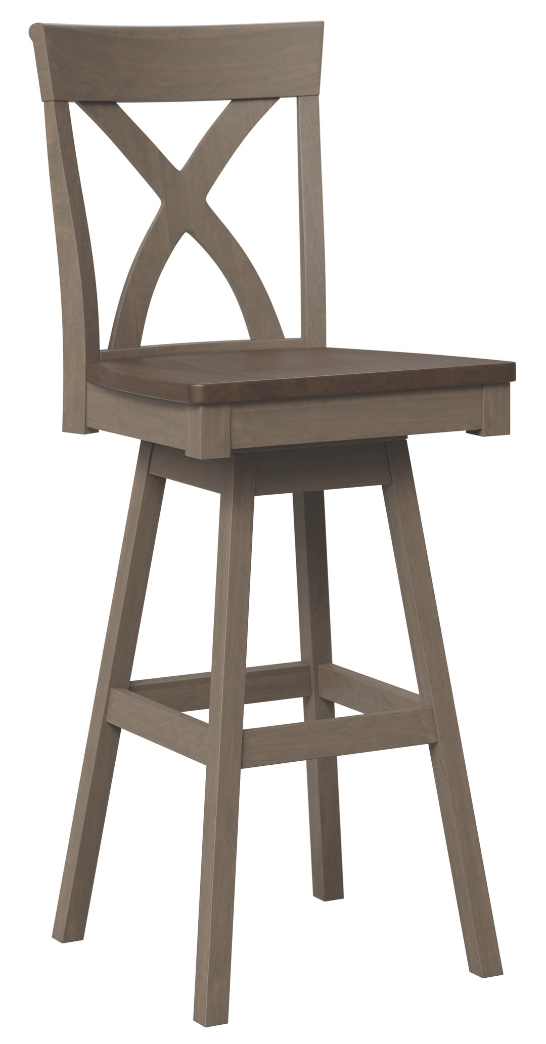 QW Amish Brooke Swivel Bar Chair