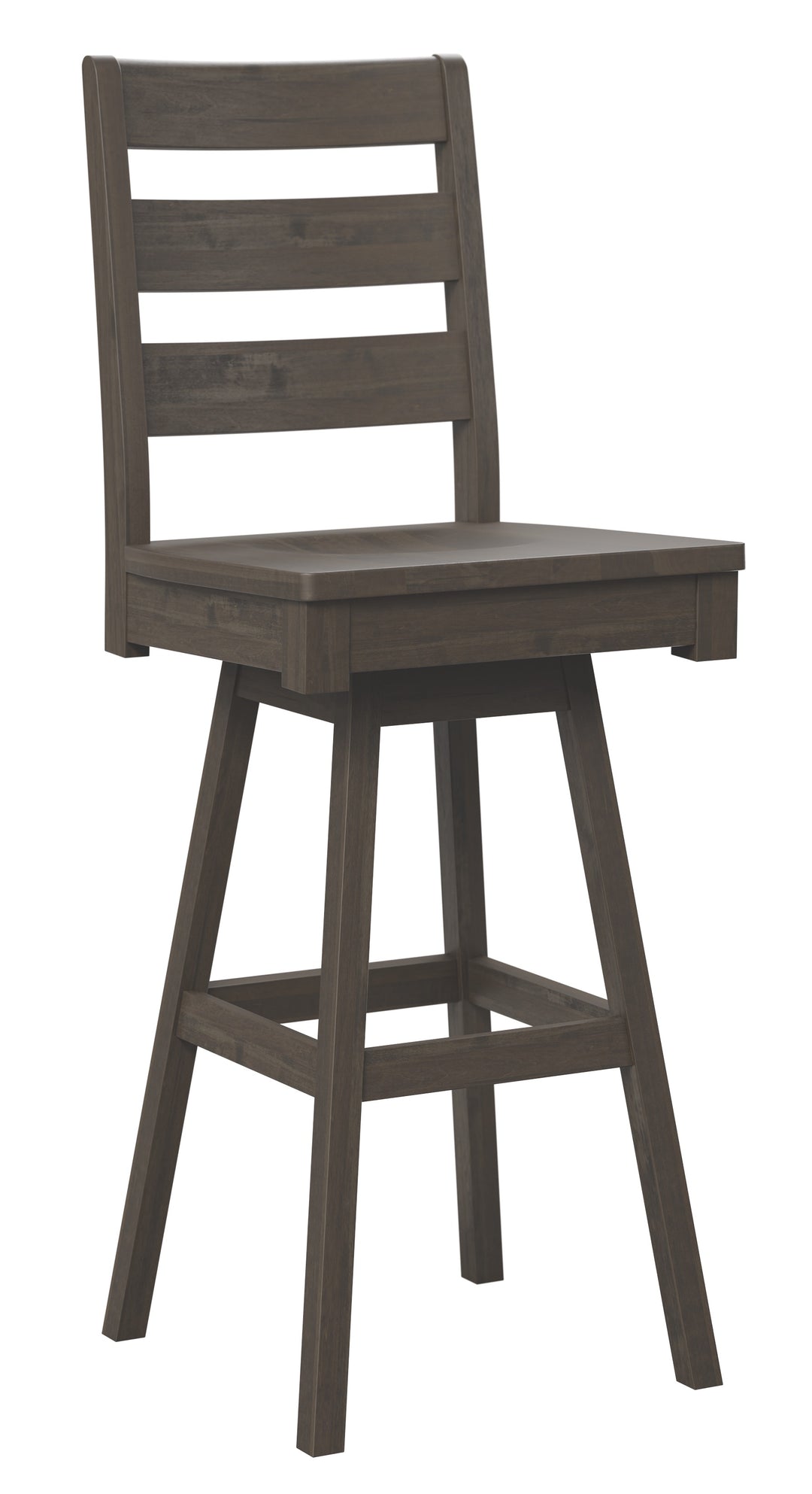 QW Amish Dutch Ladder Swivel Bar Chair