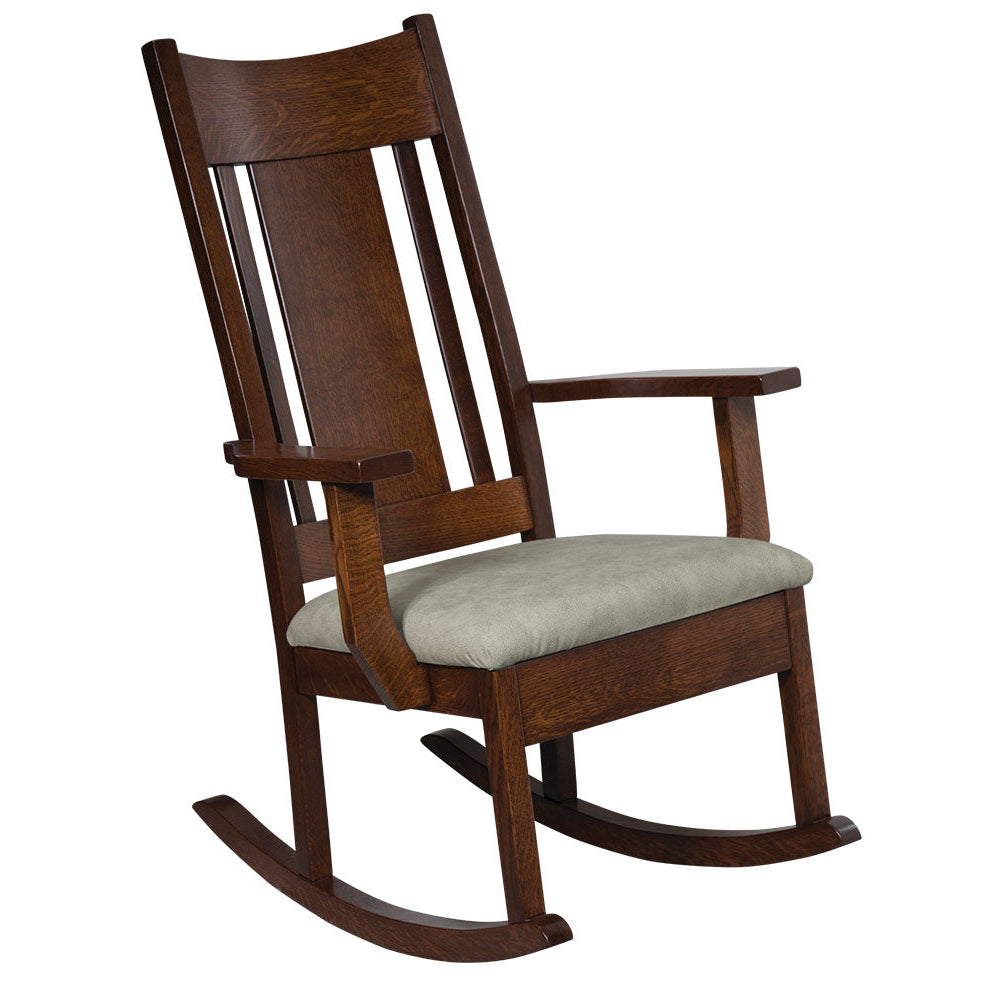 QW Amish Crescent Rocking Chair