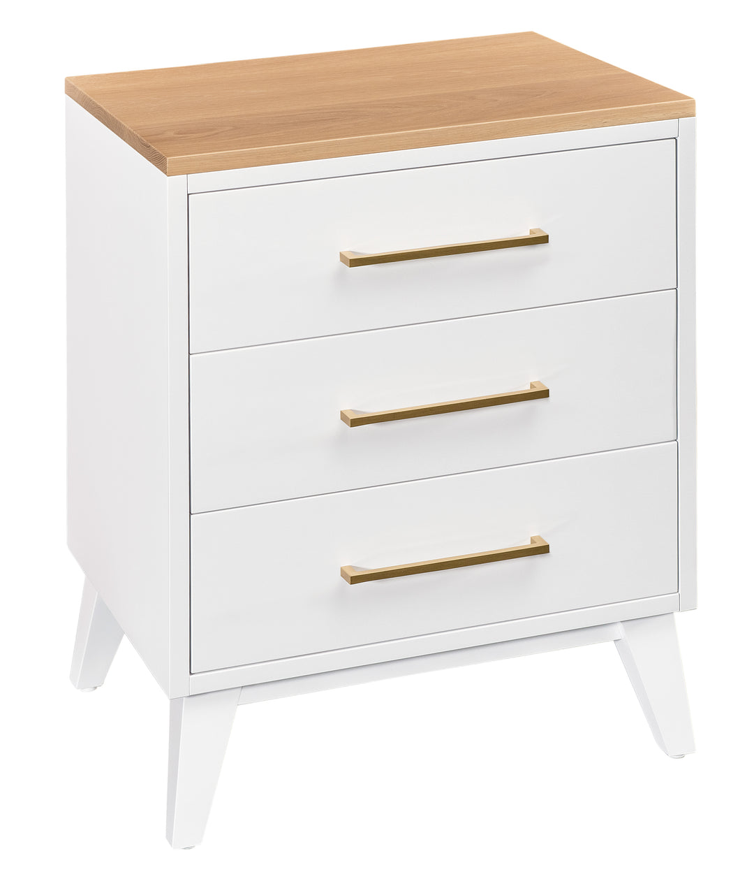 QW Amish Sofi 3 Drawer Nightstand