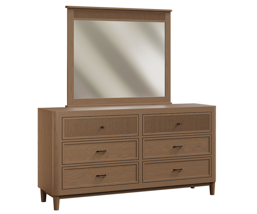 QW Amish Millhall Dresser w/ Optional Mirror