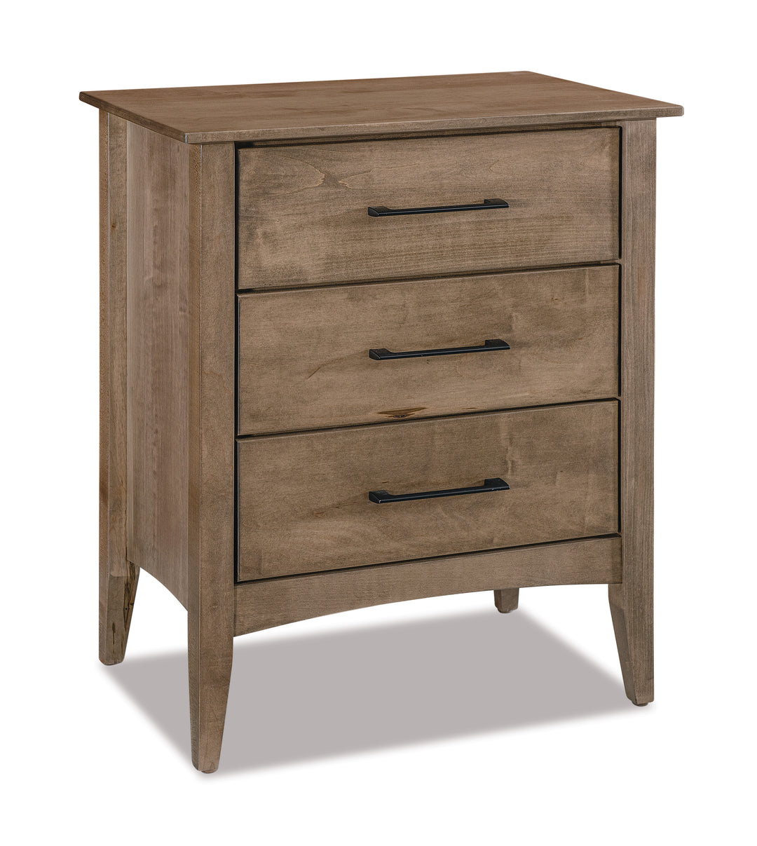 QW Amish Atlantic 3 Drawer Large Nightstand