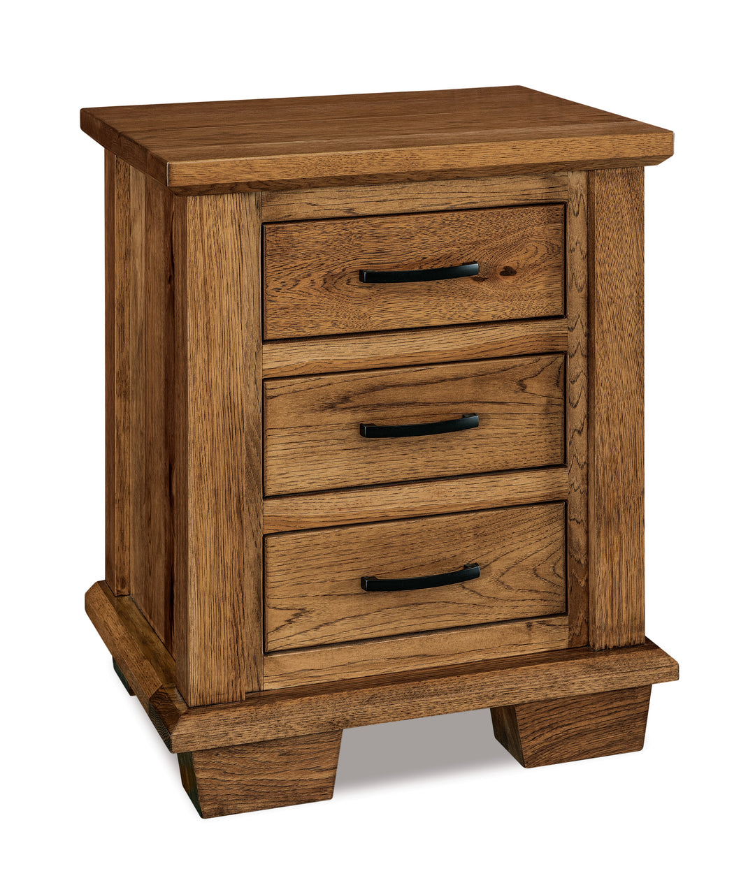 QW Amish Burlington 23" 3 Drawer Nightstand