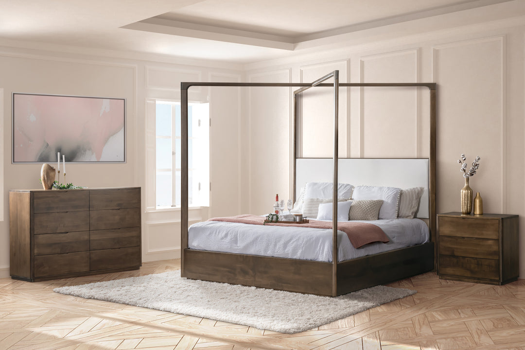 QW Amish Lacie Canopy Platform Bed