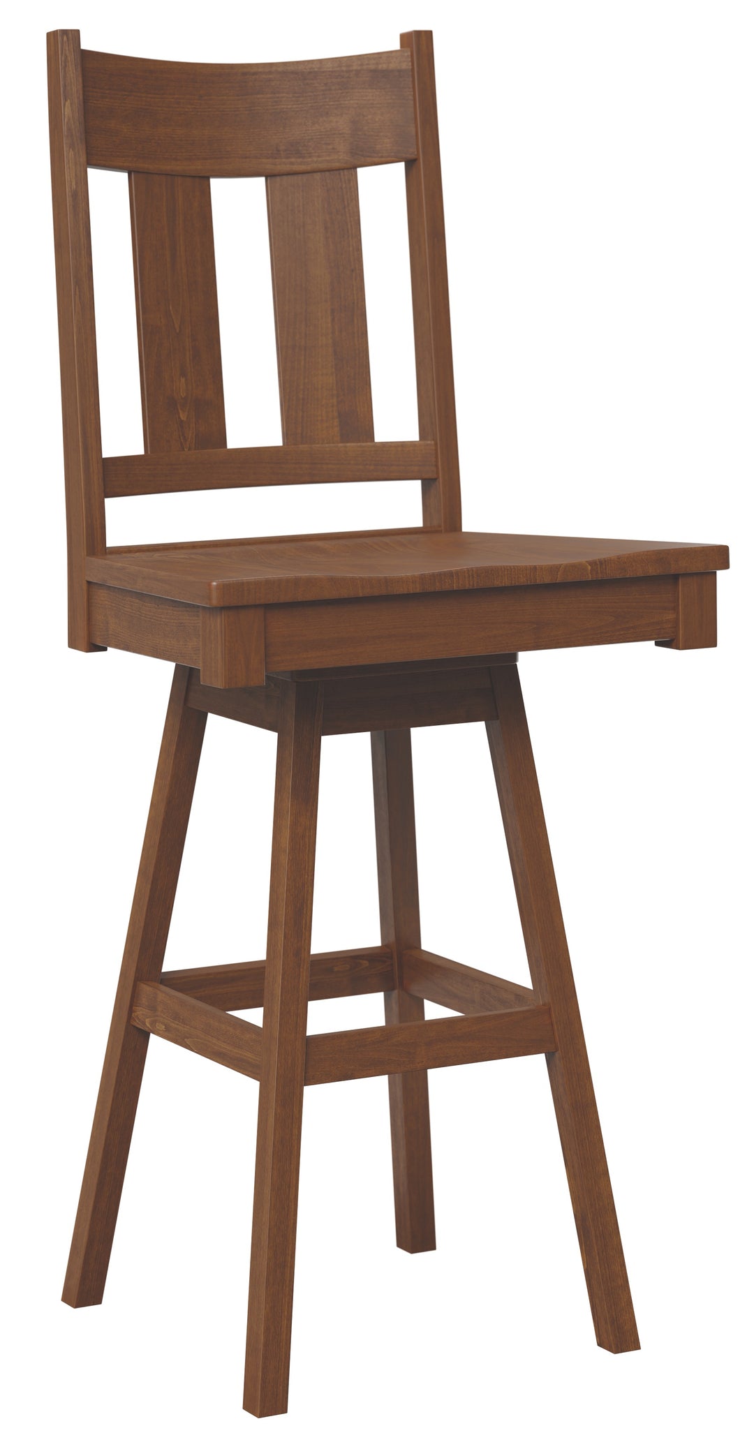 QW Amish Lilac Swivel Bar Chair