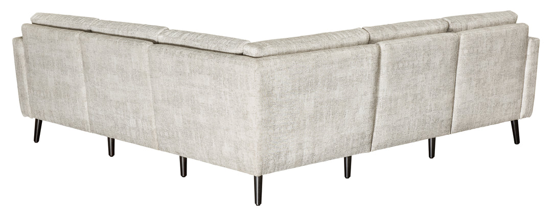 Serene 5-Seat Tear Drop Arm Sectional