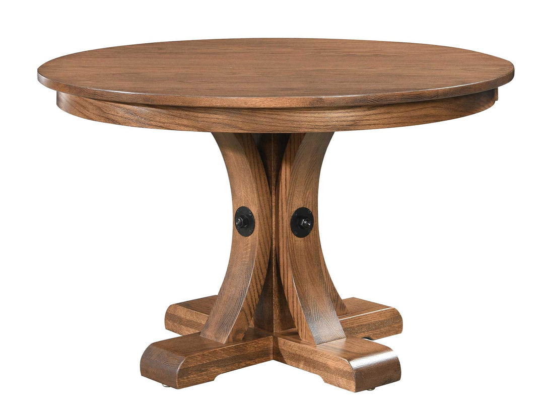 QW Amish Oagley Single Pedestal Table