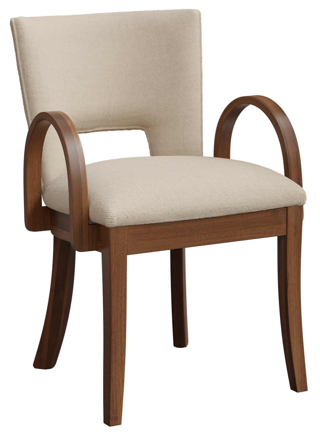 QW Amish Quail Upholstered Arm Chair