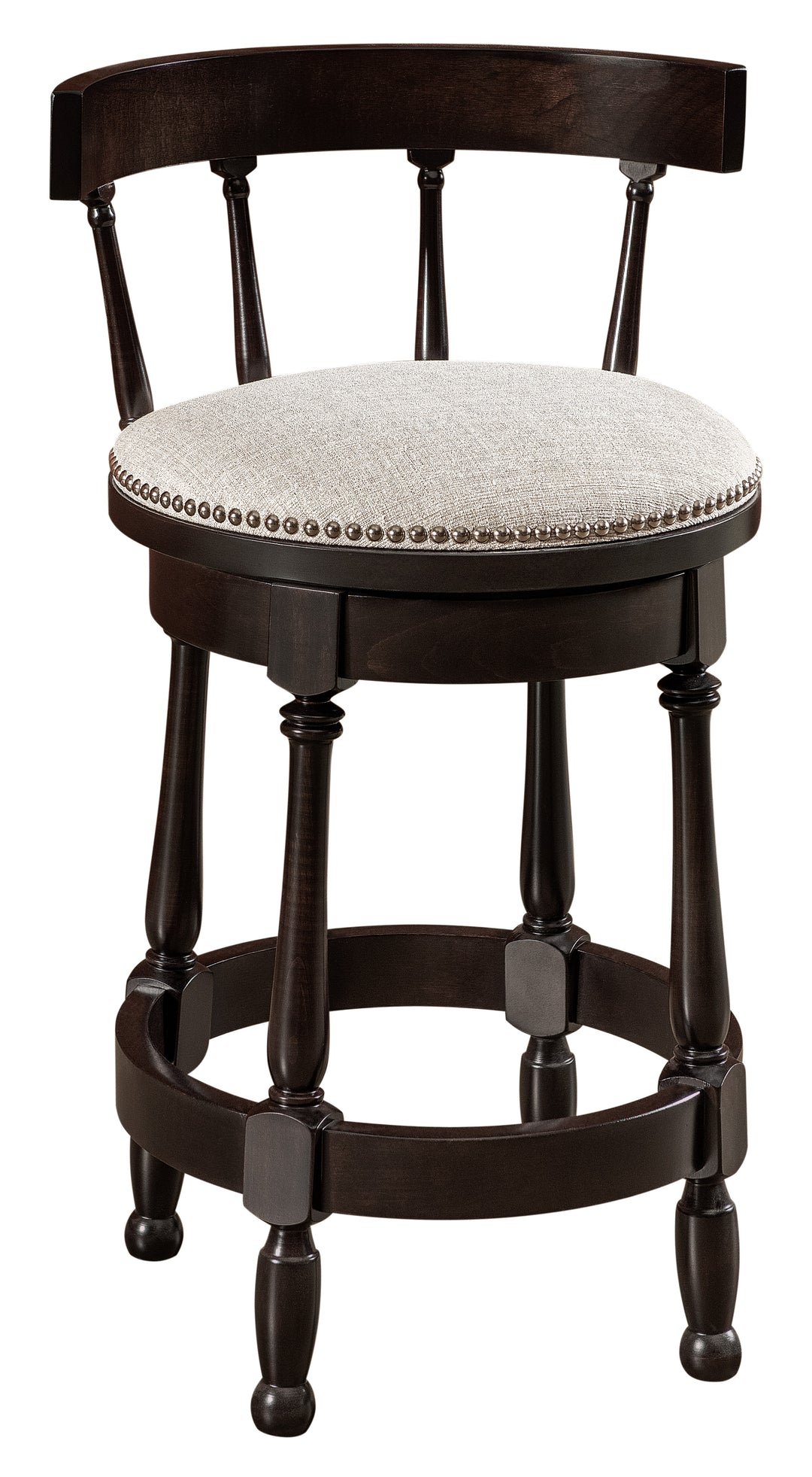 QW Amish Cosgrove Padded Barstool w/ Easton Back