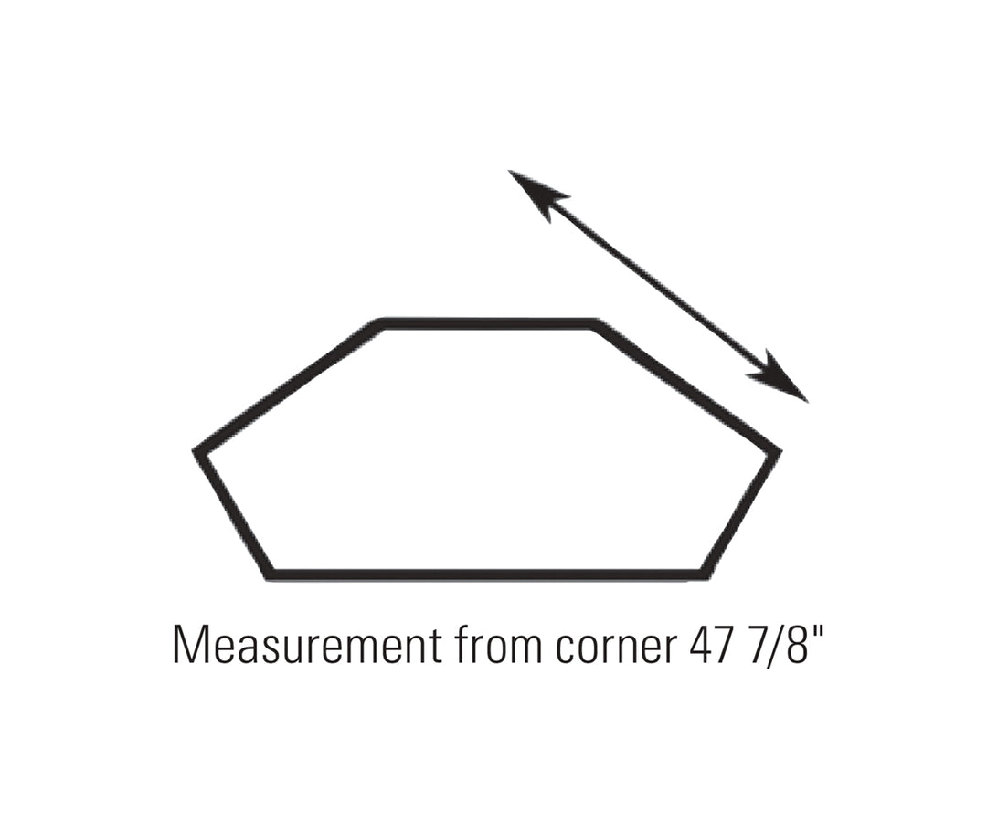 QW Amish Signature Farmhouse 61" Corner TV Stand
