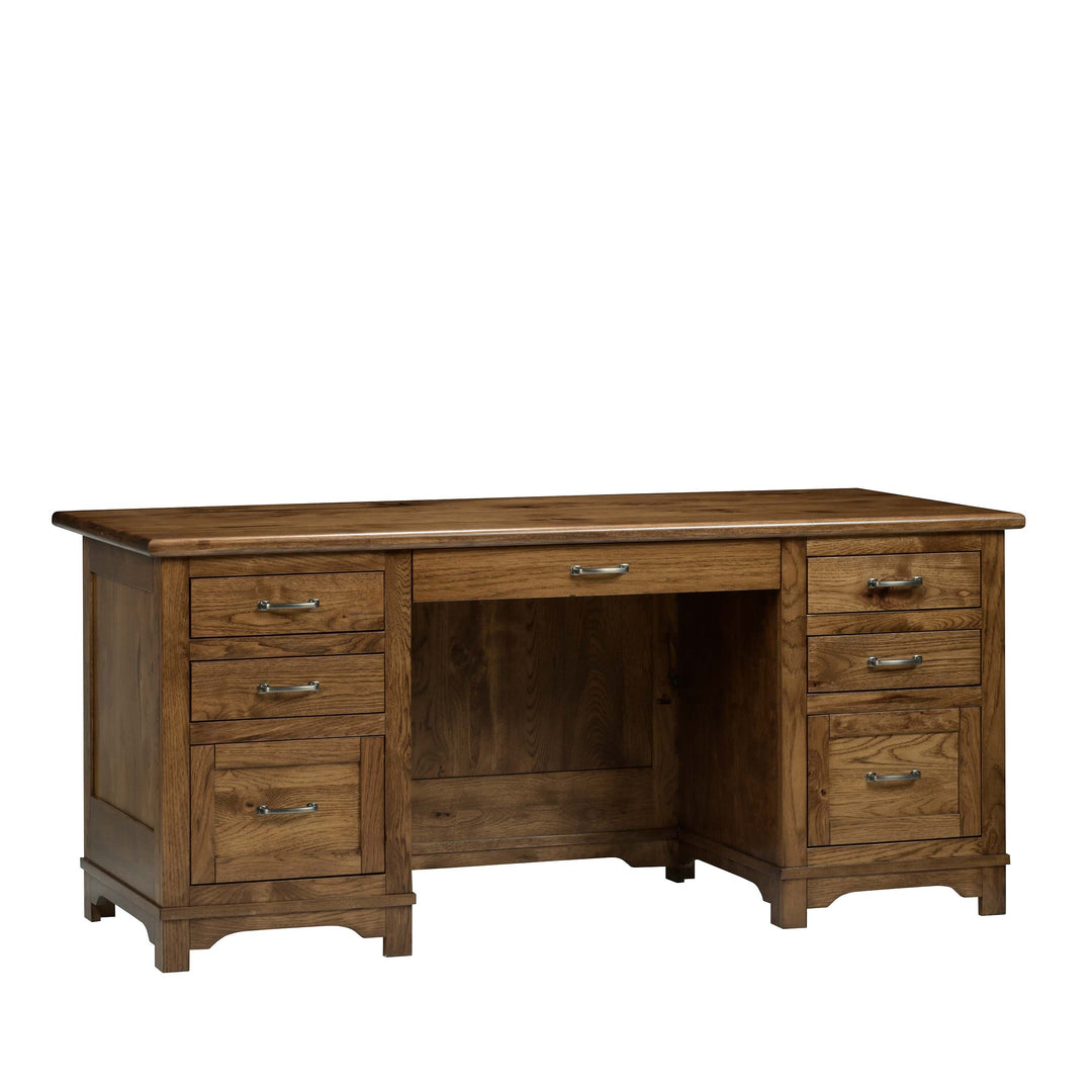 QW Amish Teton Executive Desk