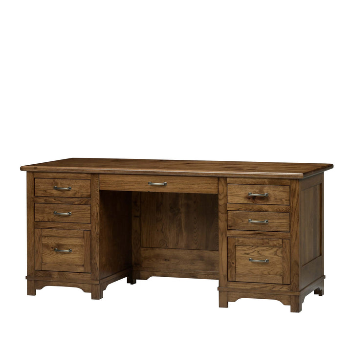 QW Amish Teton Executive Desk