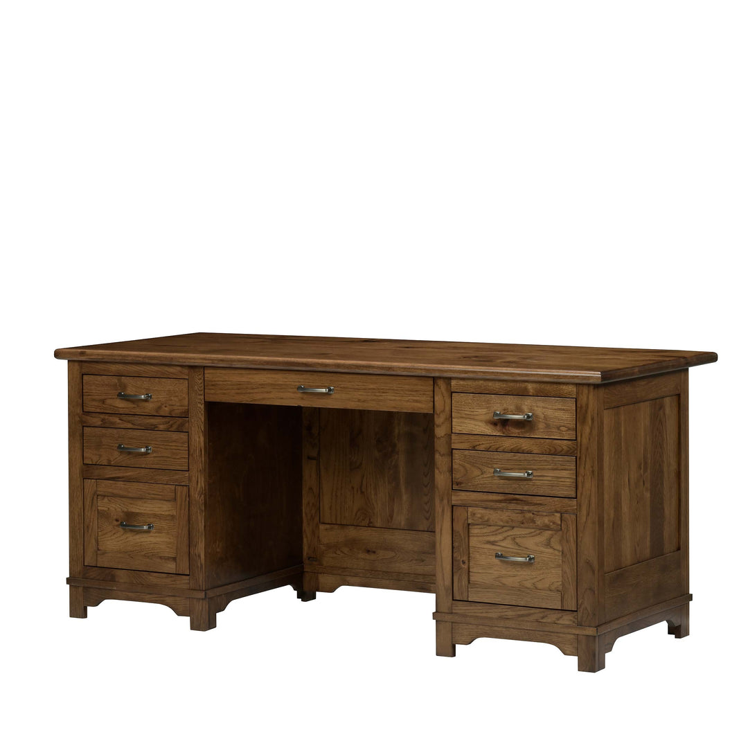QW Amish Teton Executive Desk