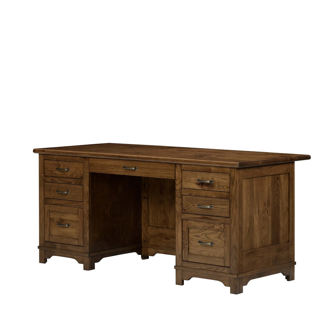 QW Amish Teton Executive Desk