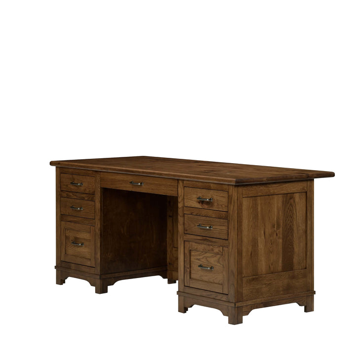 QW Amish Teton Executive Desk