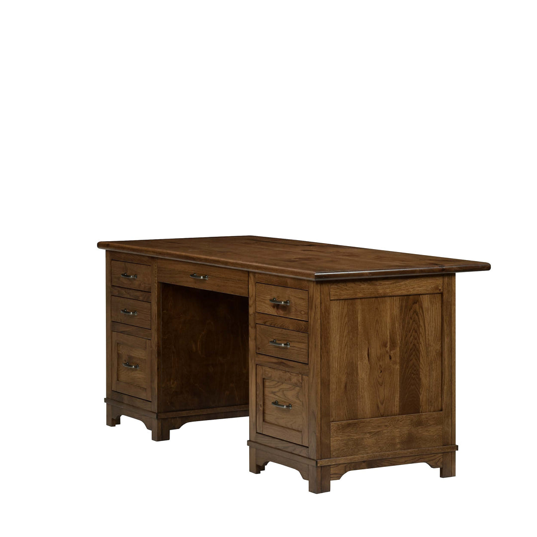 QW Amish Teton Executive Desk