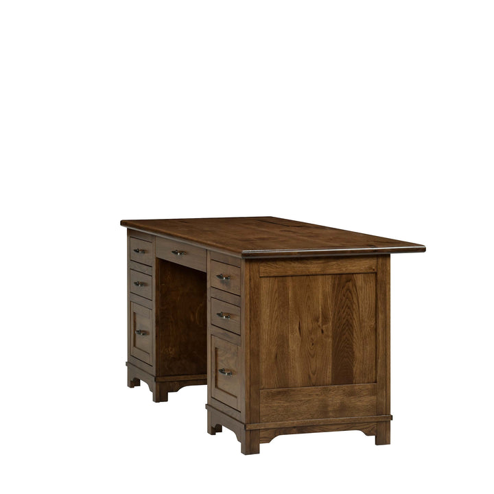 QW Amish Teton Executive Desk