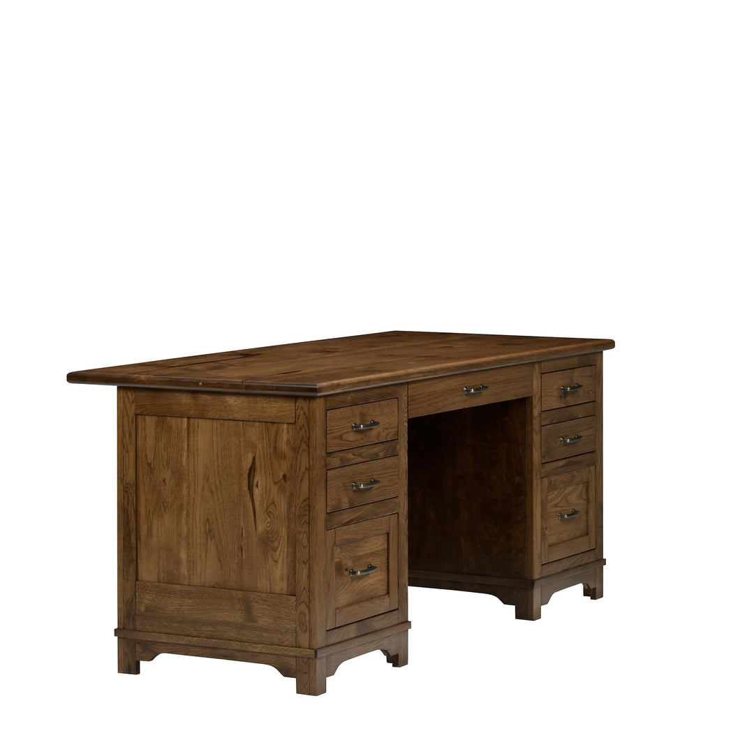 QW Amish Teton Executive Desk