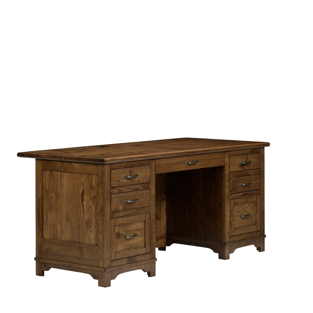 QW Amish Teton Executive Desk