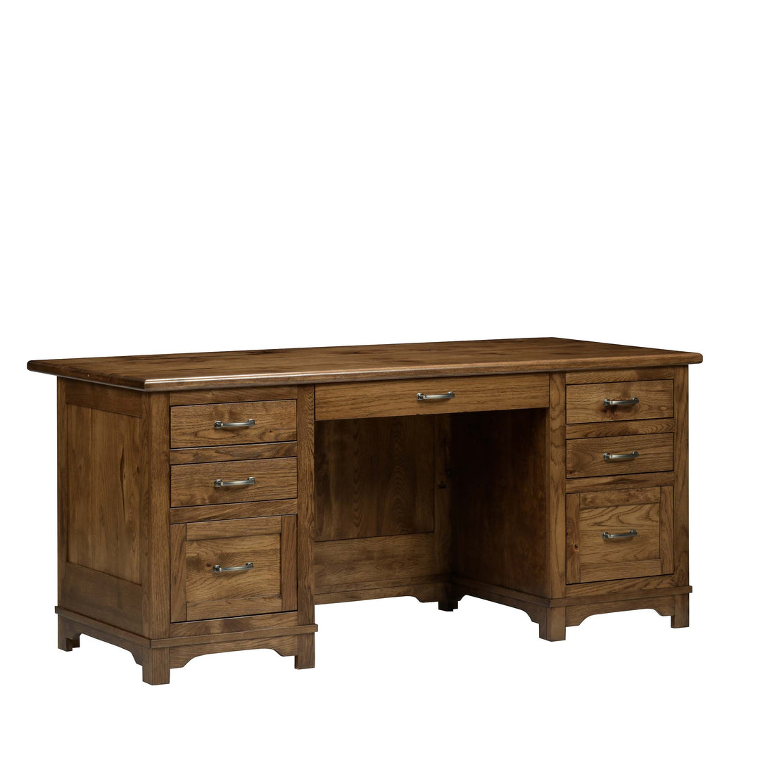QW Amish Teton Executive Desk