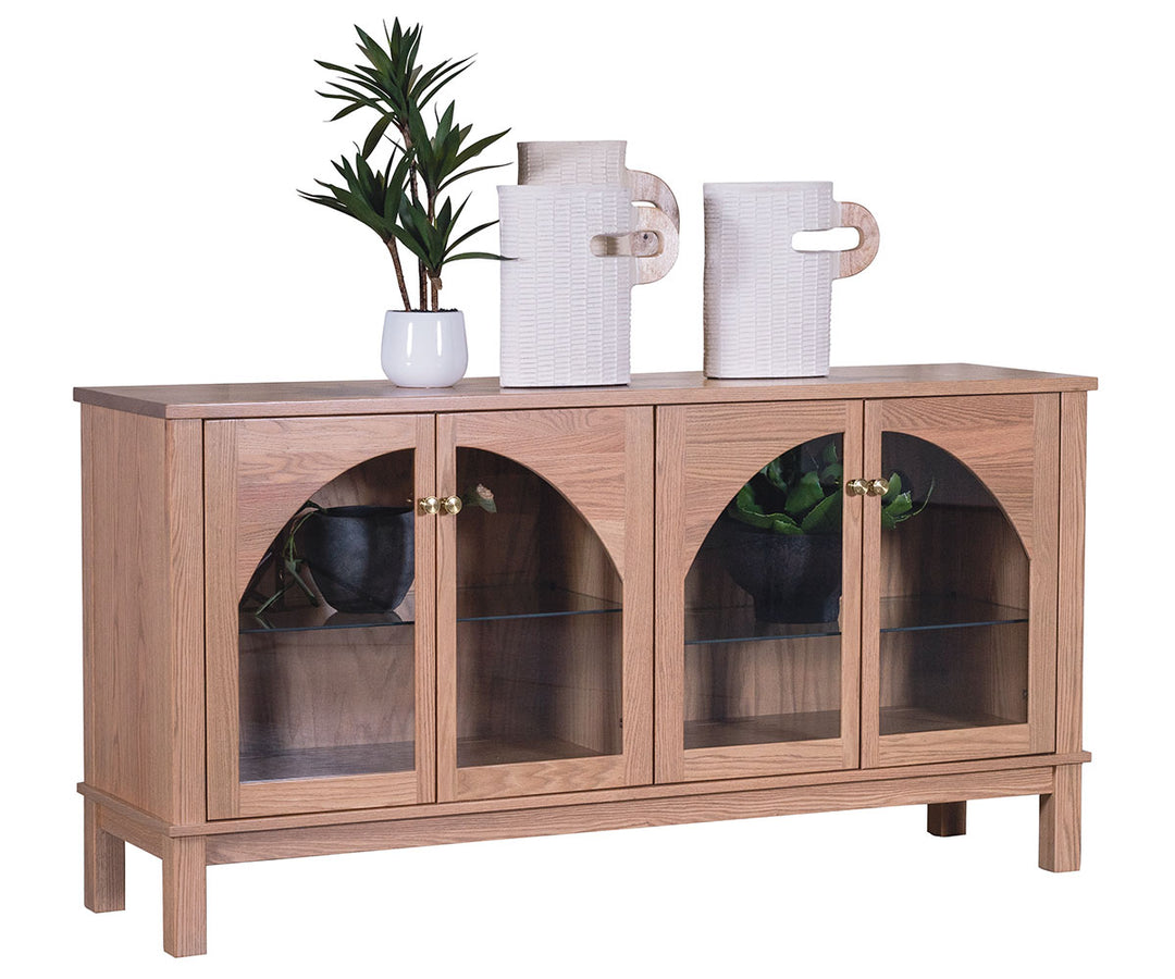 QW Amish Alexander 4 Door Sideboard