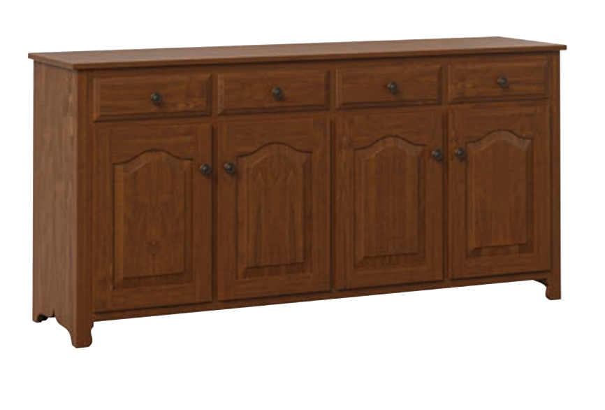 QW Amish Traditional 4 Door Buffet