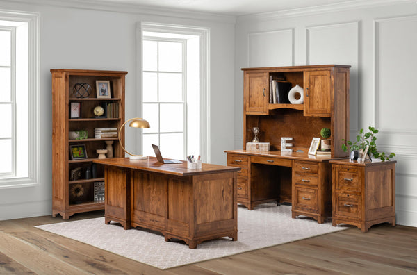 QW Amish Teton Executive Desk