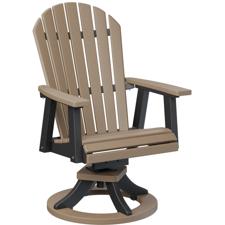 Comfo Back Adirondack Swivel Rocker Dining Chair – Quality Woods