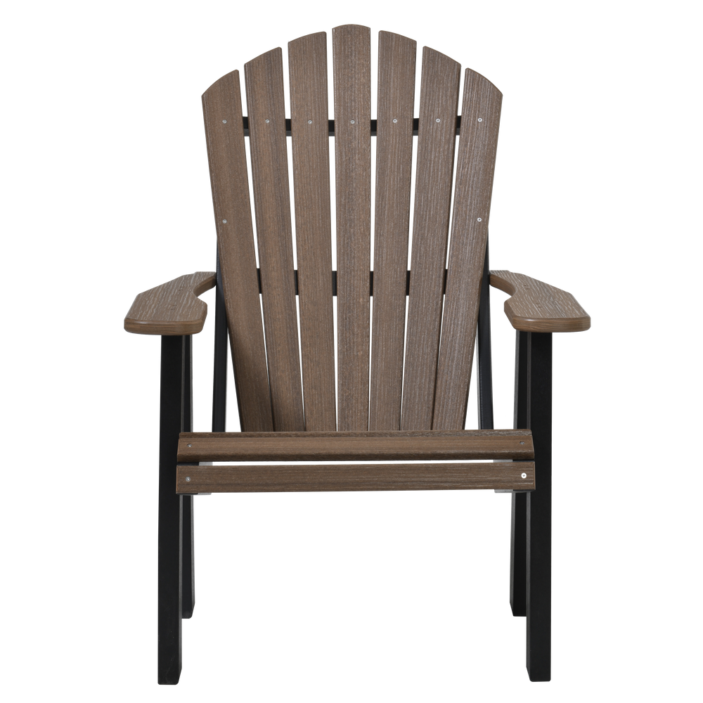 QW Amish Adirondack Chair - Wood Grain Poly