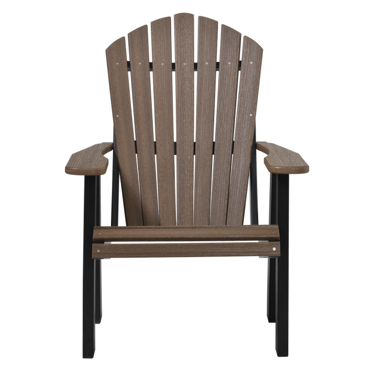 QW Amish Adirondack Chair - Wood Grain Poly