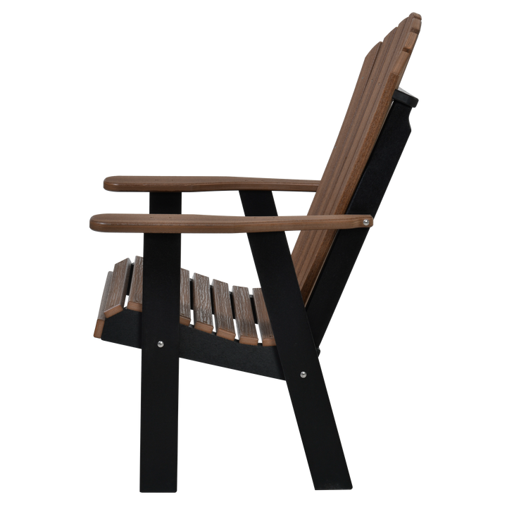 QW Amish Adirondack Chair - Wood Grain Poly