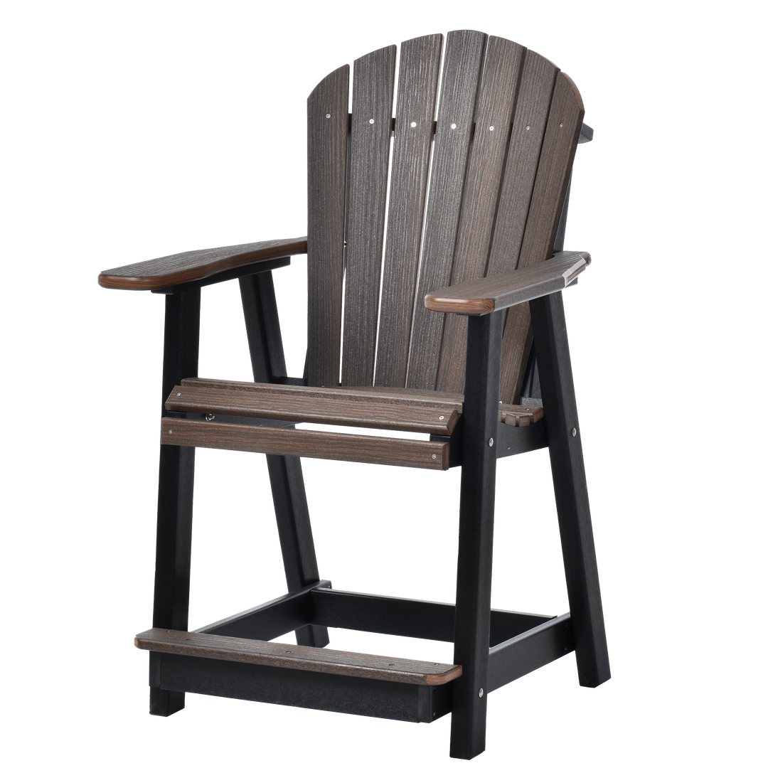 QW Amish Adirondack Counter Chair