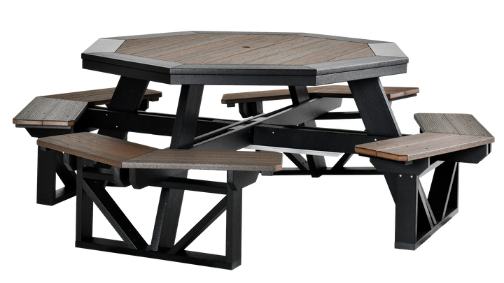 QW Amish Adirondack Octagon Table
