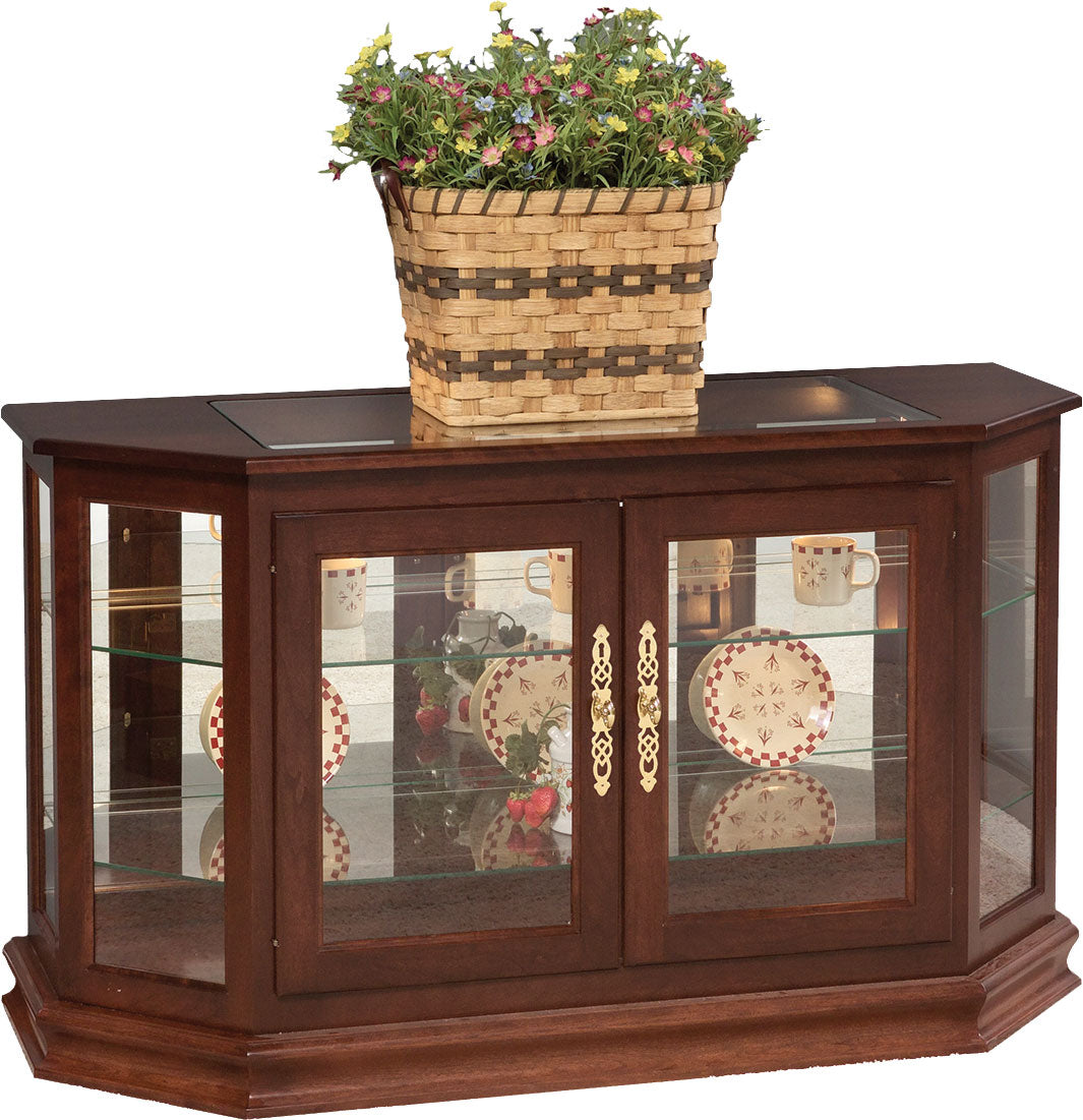 QW Amish Angled Large Console Curio