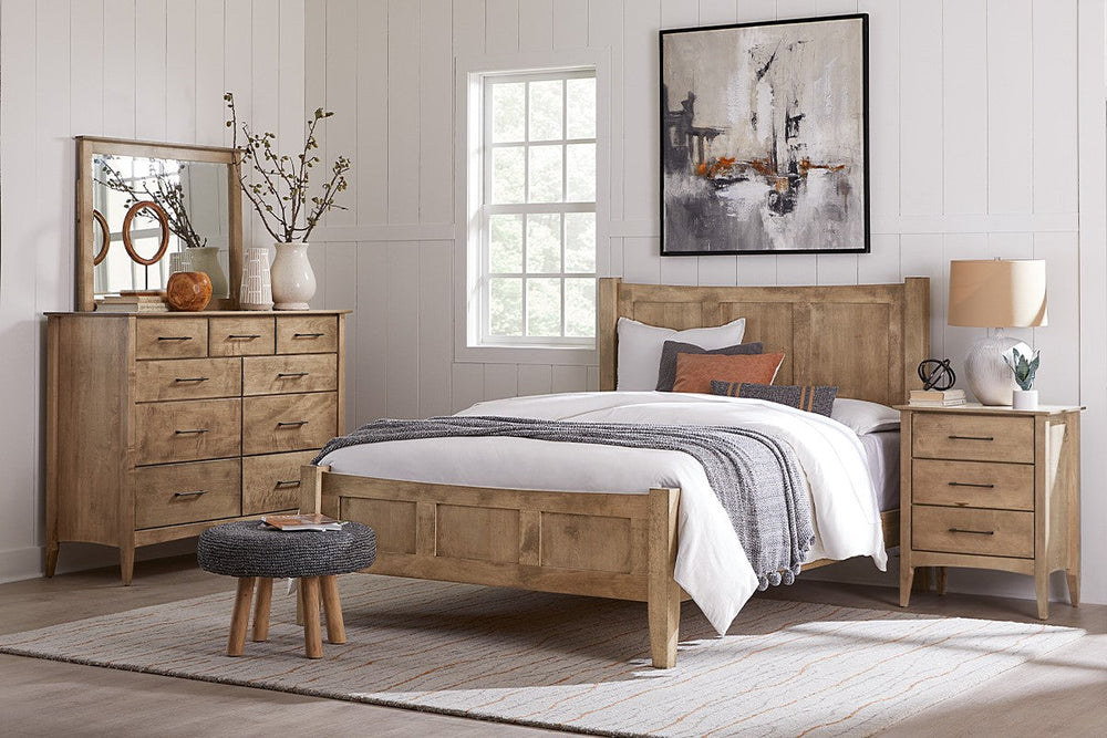 QW Amish Atlantic 3 Drawer Large Nightstand