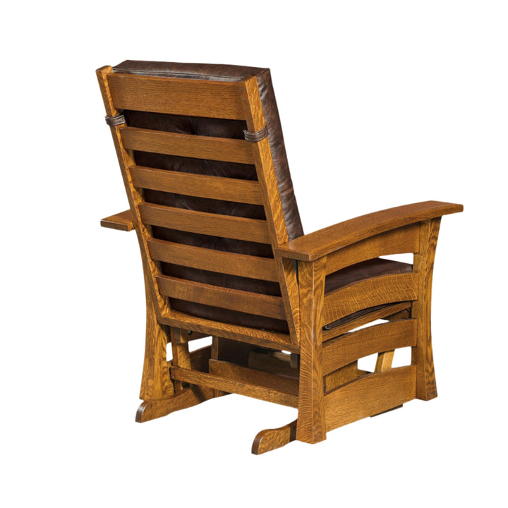 QW Amish Barrington Glider and Ottoman