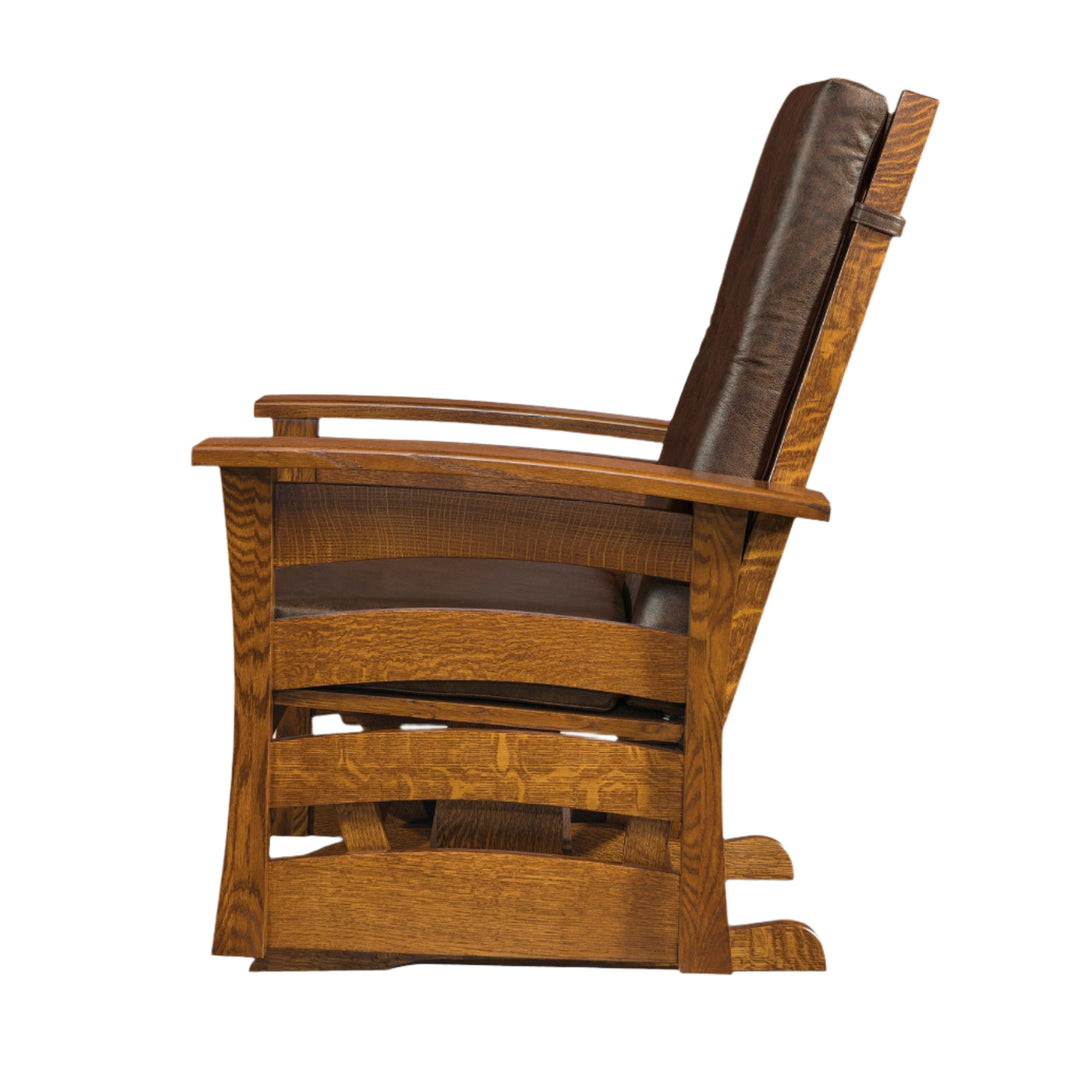 QW Amish Barrington Glider and Ottoman