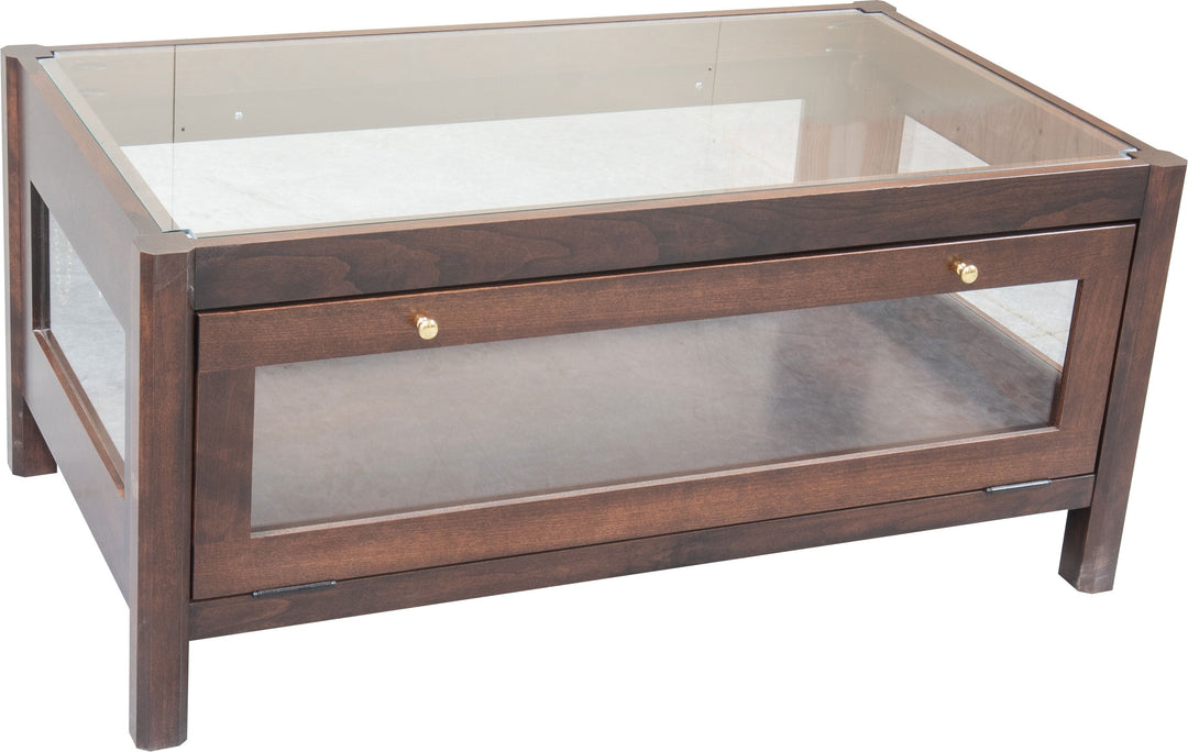 QW Amish Coffee Table Display Case