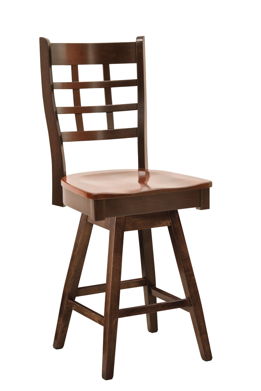 QW Amish Corabell Swivel Bar Chair