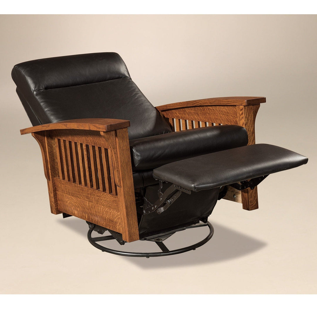 QW Amish Hoosier Swivel Glider Recliner