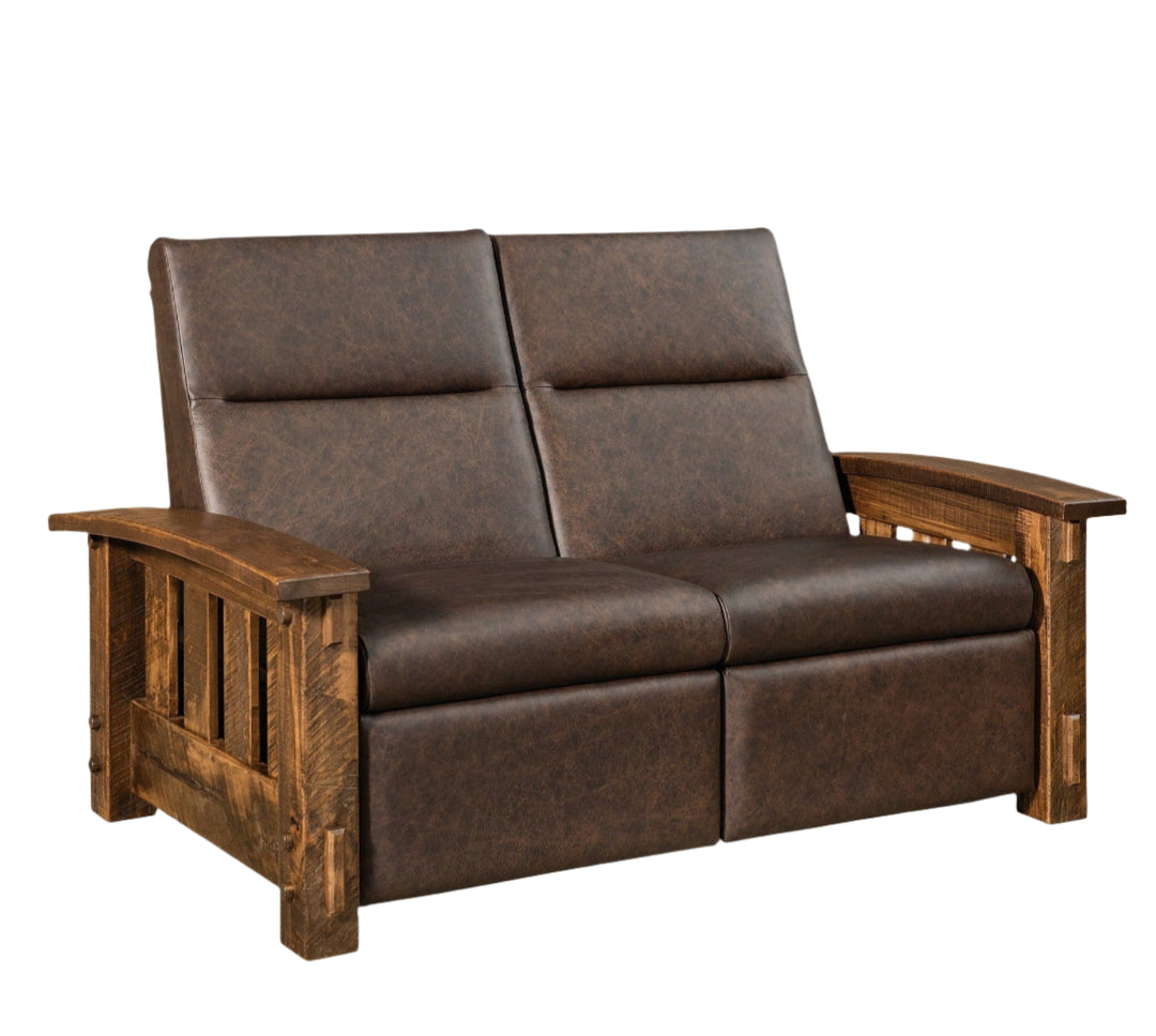 QW Amish Houston Reclining Loveseat